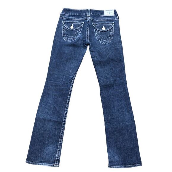 TRUE Religion Jeans Size 29 STRAIGHT Blue - Picture 3 of 6